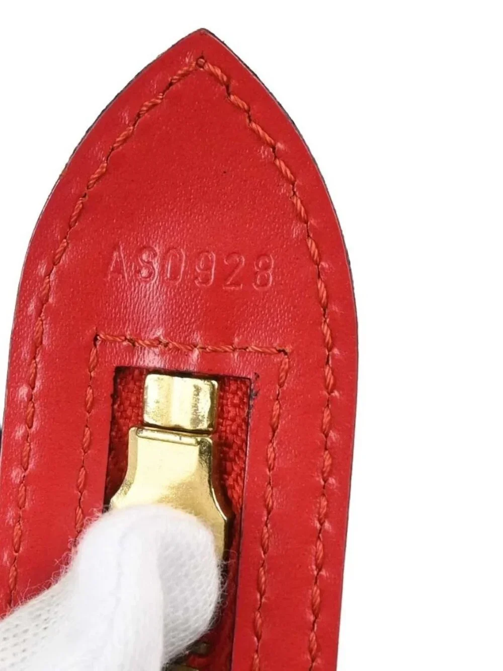 Louis Vuitton Red Epi Saint Jacques Tote Handbag M52277